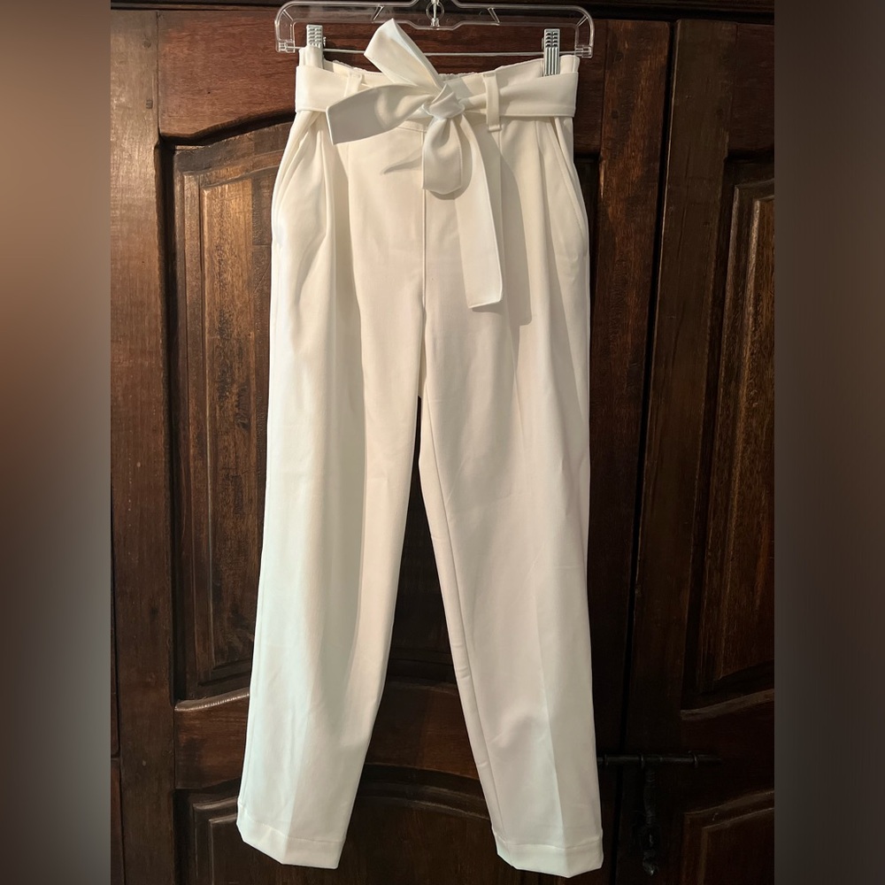 LOFT White Trousers Lightweight Casual